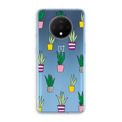 Sanseveria: OnePlus 7T Transparant Hoesje