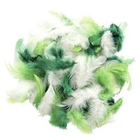 3x zakjes van 10 gram decoratie sierveren groen tinten