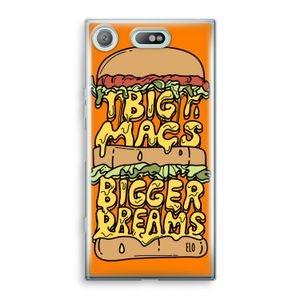 Big Macs Bigger Dreams: Sony Xperia XZ1 Compact Transparant Hoesje