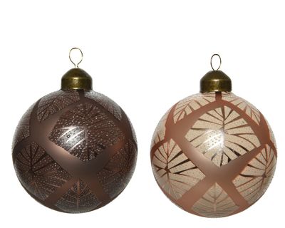 Kerstbal glas d8cm a2 - Ksd
