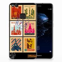 Huawei P10 Lite | Silliconen Back Cover | Postzegels