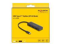 DeLOCK USB-C > 3x HDMI Splitter MST - thumbnail