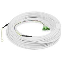 Digitus DK-3904LCA-50 Glasvezel Optische vezel Aansluitkabel 50 m Wit 9/125 µ Singlemode