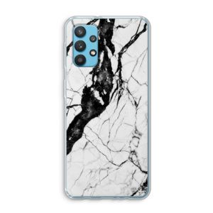 Witte marmer 2: Samsung Galaxy A32 4G Transparant Hoesje