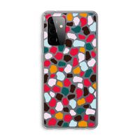 Colored Giraffe: Samsung Galaxy A72 Transparant Hoesje