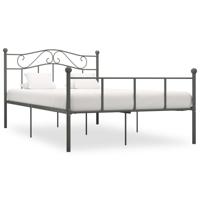 Bedframe metaal grijs 160x200 cm