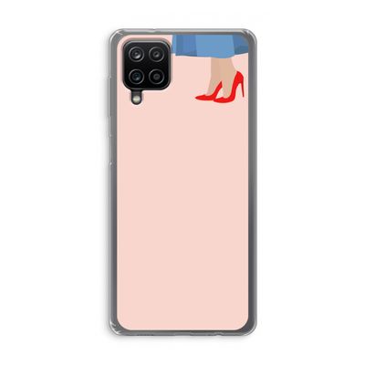 High heels: Samsung Galaxy A12 Transparant Hoesje