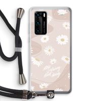 Daydreaming becomes reality: Huawei P40 Transparant Hoesje met koord
