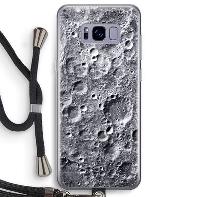 Maanlandschap: Samsung Galaxy S8 Transparant Hoesje met koord
