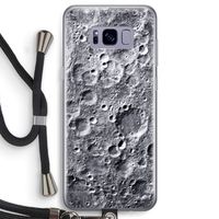 Maanlandschap: Samsung Galaxy S8 Transparant Hoesje met koord