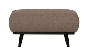 BePureHome Hocker 'Statement' Bouclé, kleur Nougat