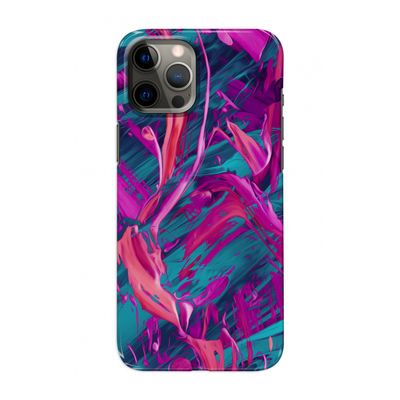Pink Clouds: Volledig geprint iPhone 12 Hoesje