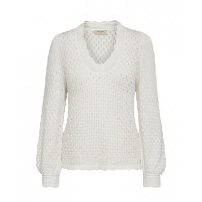 FreeQuent - Wit | Dames | Trui | Wit | XL | regular | Kamst mode