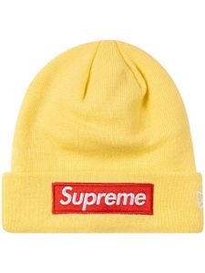 Supreme x New Era bonnet à logo Box - Jaune