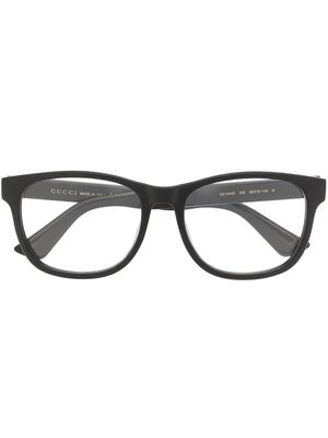 Gucci Eyewear lunettes de vue à monture carrée - Noir