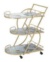 TROLLEY MARMER GLAS MIX CM71X45,5X84,5 TROLLEY MARMER GLAS MIX CM71X45,5X84,5