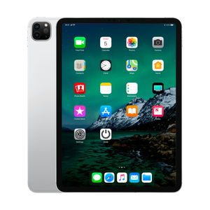 Refurbished iPad Pro 11 inch 2020 256 GB 4G Zilver  Zichtbaar gebruikt