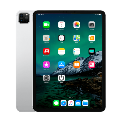 Refurbished iPad Pro 11 inch 2020 256 GB 4G Zilver Gebruikt