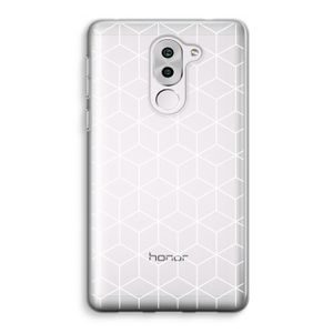 Zwart-witte kubussen: Honor 6X Transparant Hoesje