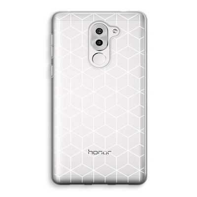 Zwart-witte kubussen: Honor 6X Transparant Hoesje
