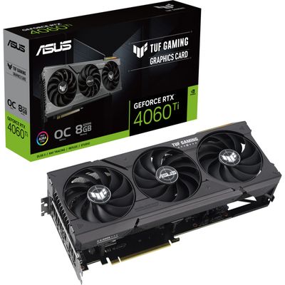 TUF Gaming GeForce RTX 4060 Ti 8GB GDDR6 OC Edition Grafische kaart