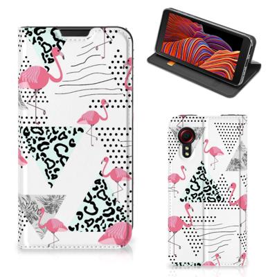 Samsung Galaxy Xcover 5 | Hoesje maken | Flamingo Triangle