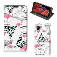 Samsung Galaxy Xcover 5 | Hoesje maken | Flamingo Triangle