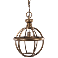 Industriële Hanglamp Stephano 1 Lichts 35 cm Vintage Brons - thumbnail