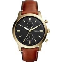 Fossil HerenhorlogeFS5338 &apos;Townsman&apos; chronograaf bruin roestvrij staal
