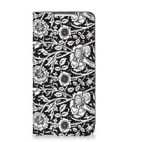 Samsung Galaxy S22 Smart Cover Black Flowers