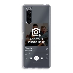 Music Player: Sony Xperia 5 Transparant Hoesje