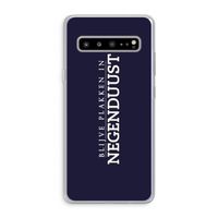 Blijve plakken in Negenduust: Samsung Galaxy S10 5G Transparant Hoesje