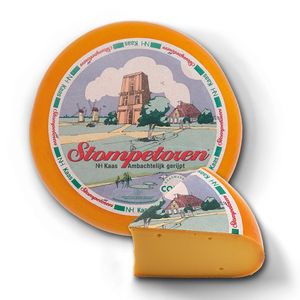 1kg Stompetoren Jong belegen  Noord-Hollandse kaas   48+