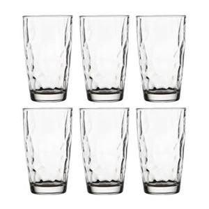 Bormioli Rocco Drinkglazen Diamond - 6x stuks - glas - 470 ml