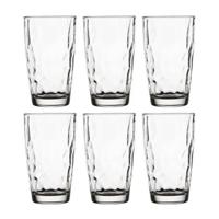 Bormioli Rocco Drinkglazen Diamond - 6x stuks - glas - 470 ml