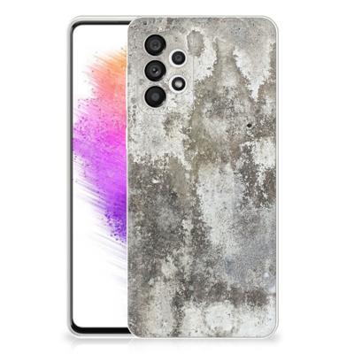 Samsung Galaxy A73 5G | TPU | Siliconen hoesje | Beton Print