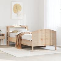 Bedframe zonder matras massief grenenhout 100x200 cm