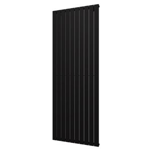 Plieger Designradiator Cavallino Retto Enkel 1666 Watt Middenaansluiting 200x75,4 cm Mat Zwart