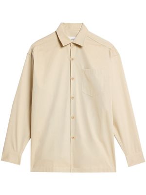 AMI Paris chemise à logo imprimé - Tons neutres