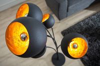 Elegante design vloerlamp MAGMA 170cm zwart goud vloerlamp - 37004 - thumbnail