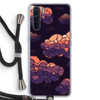 Patroon Wolken: Oppo A91 Transparant Hoesje met koord