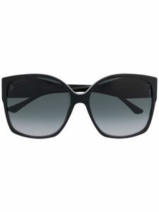 Jimmy Choo Eyewear lunettes de soleil à monture oversize - Noir