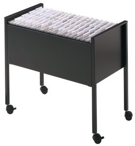 Durable hangmappenwagen Economy, zwart