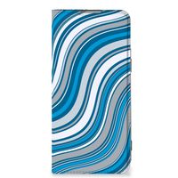 OnePlus Nord 2T Hoesje met Magneet Waves Blue