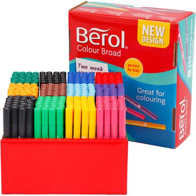 Berol stift, lijndikte 1-1,7 mm, diverse kleuren, 288 stuk/ 1 doos
