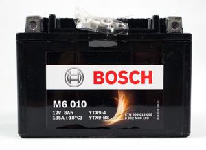 Bosch Starterbatterij 8Ah, 80A, M6010