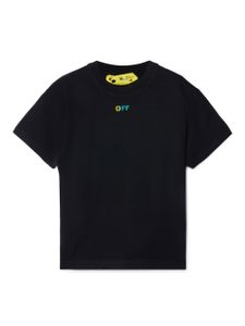 Off-White Kids t-shirt Arrow Rainbow en coton - Noir