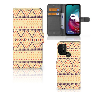 Motorola Moto G10 | G20 | G30 Telefoon Hoesje Aztec Yellow