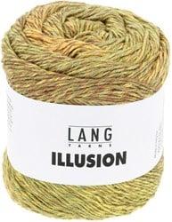 Lang Yarns Illusion 0007 Olijfgeel/Bruin/Oranje