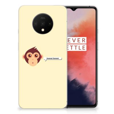 OnePlus 7T Telefoonhoesje met Naam Monkey OnePlus 7T Telefoonhoesje met Naam Monkey